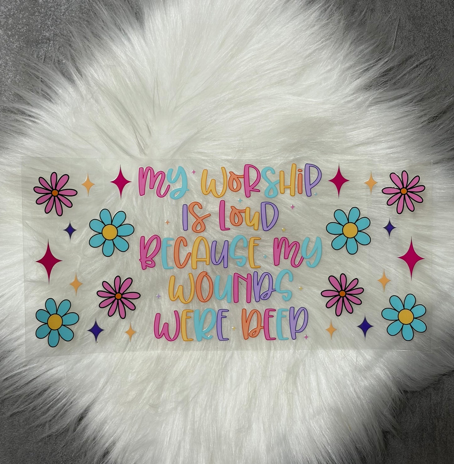 16oz UV DTF Wrap- #111