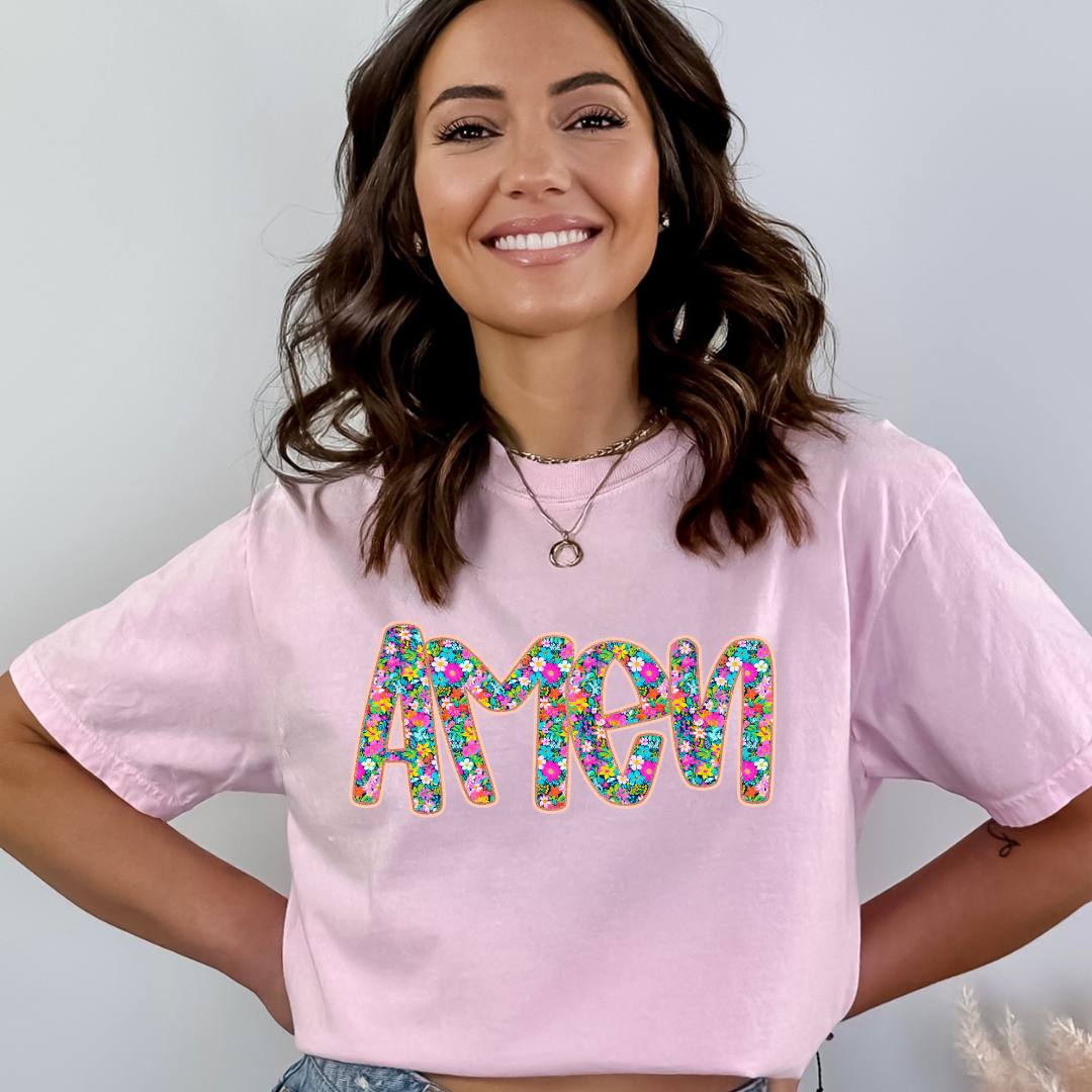 AMEN- Ready To Press DTF Transfer- / Shirt not Included*