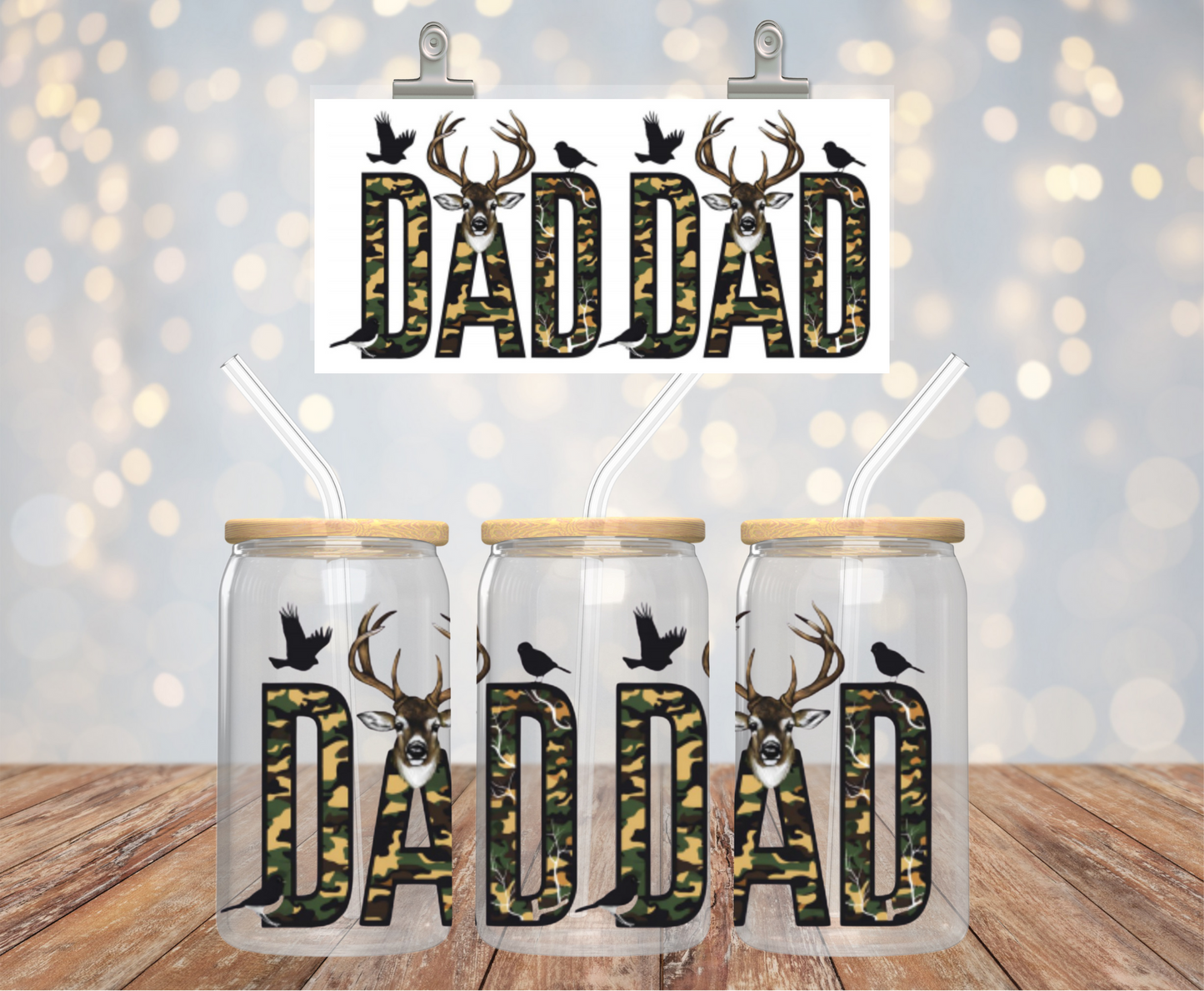 UV DTF Wrap- Camo DAD