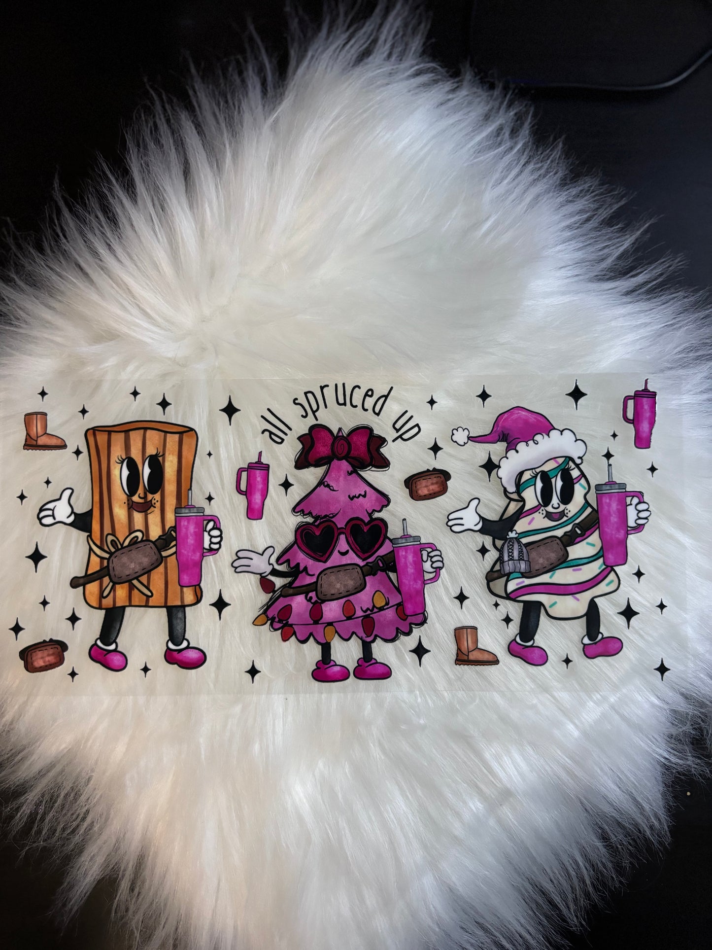 16oz UV DTF Wrap- All Spruced Up