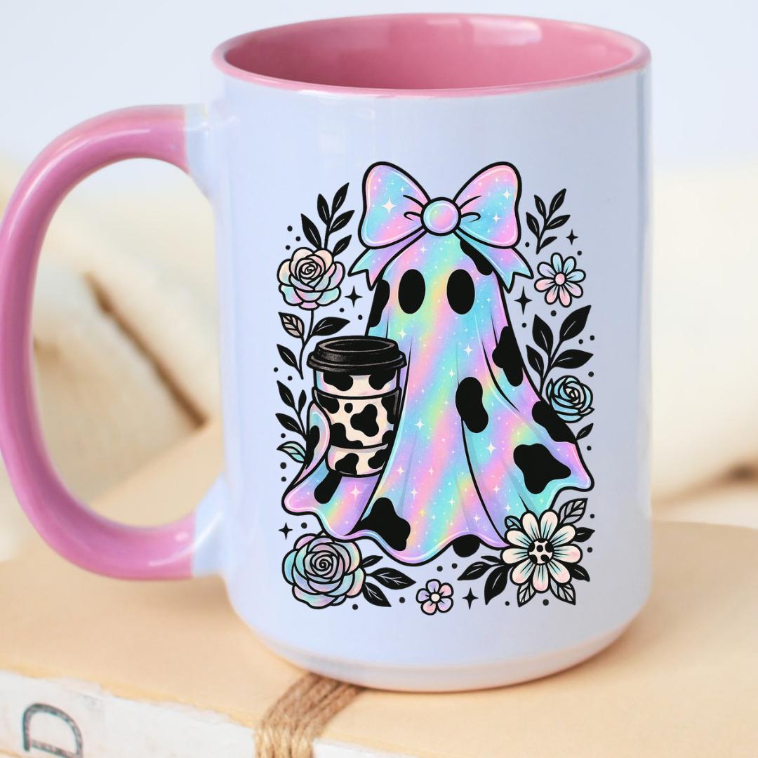 UV DTF Decal- Cute Ghost