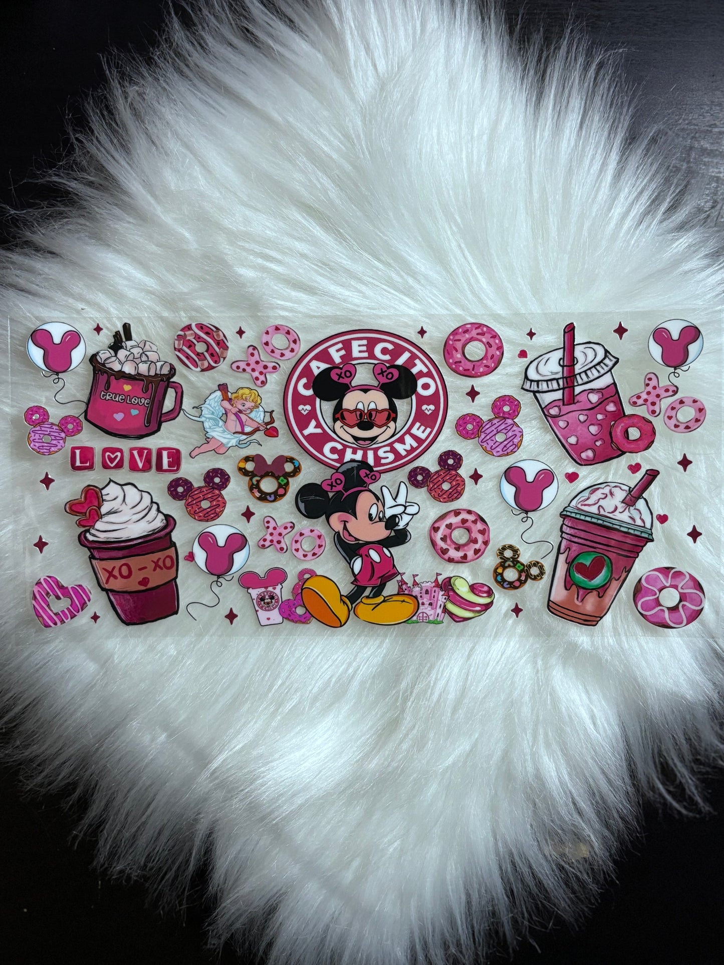 16oz UV DTF Wrap- Mouse Cafecito