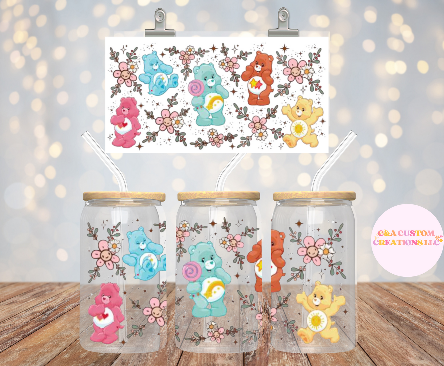 UV DTF Wrap- Bears New