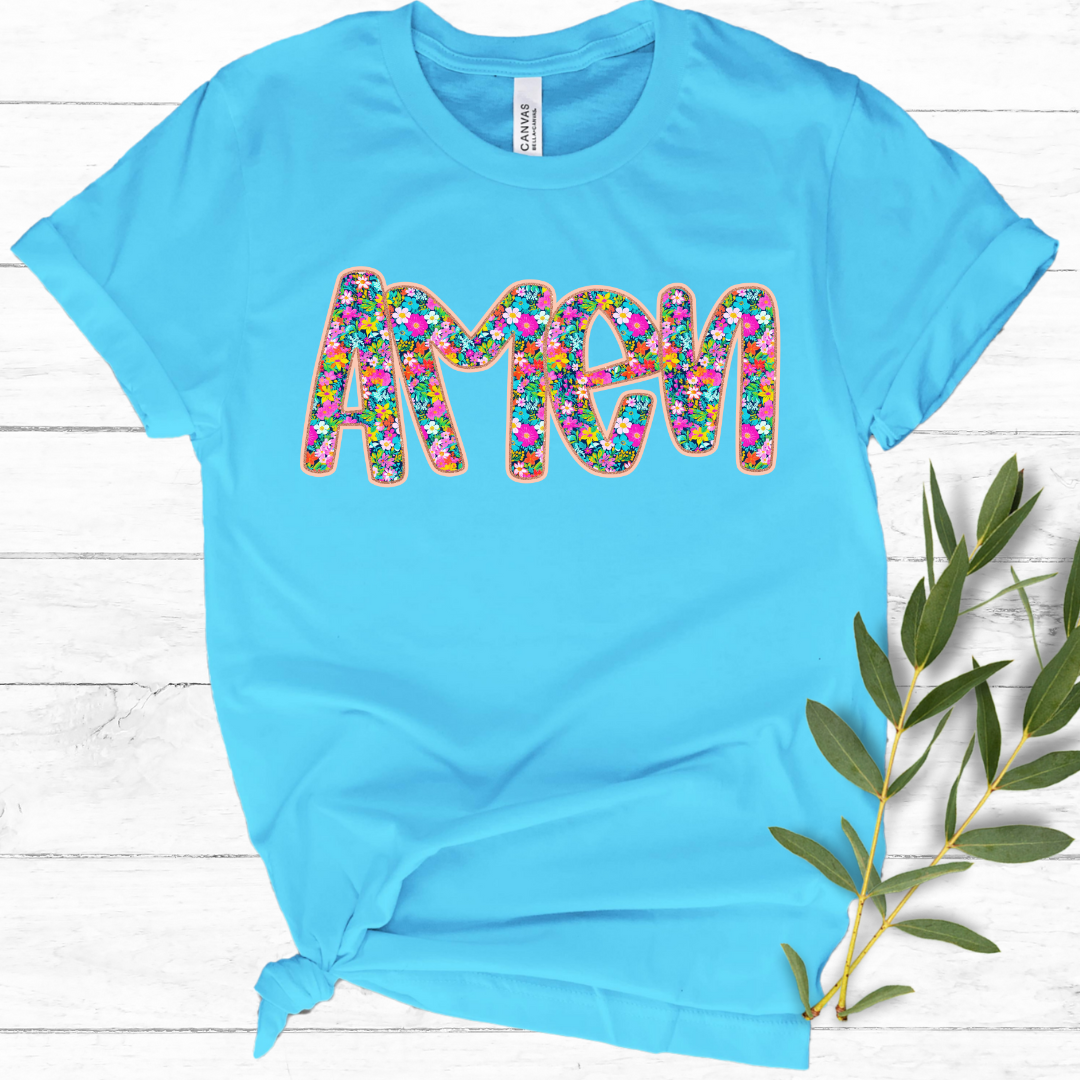 AMEN- Ready To Press DTF Transfer- / Shirt not Included*