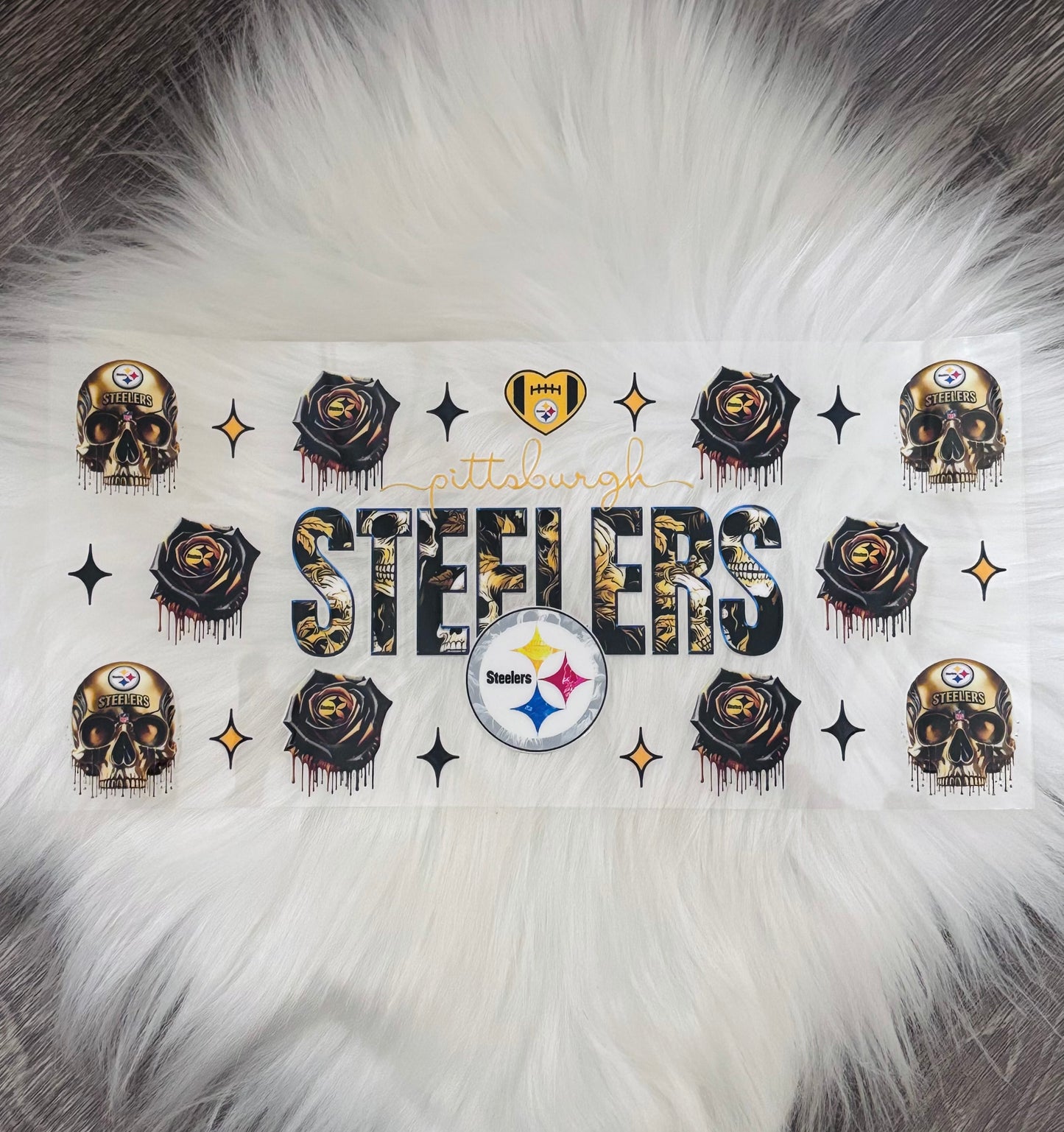 16oz UV DTF Wrap- Steelers