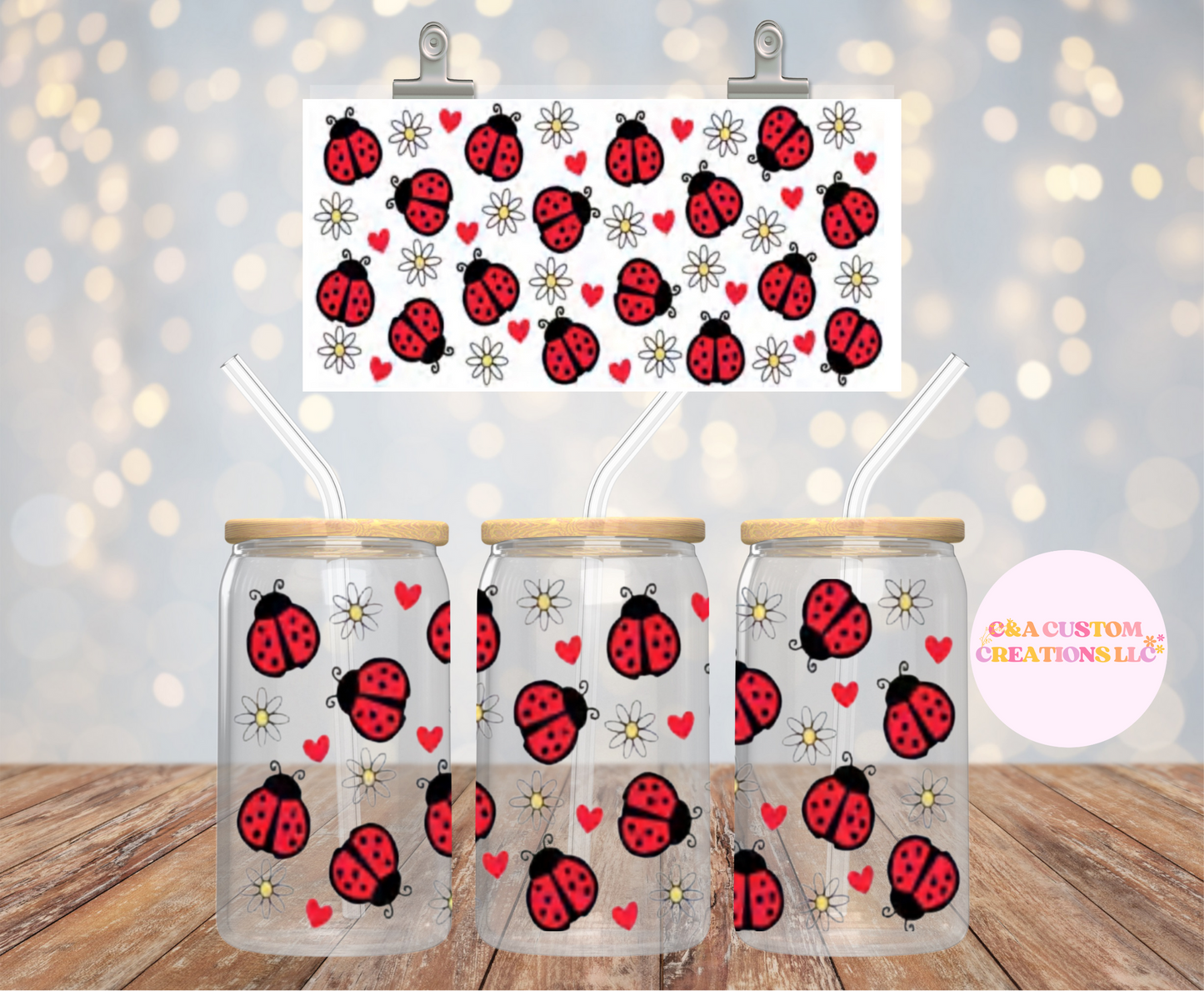 UV DTF Wrap- Lady Bugs