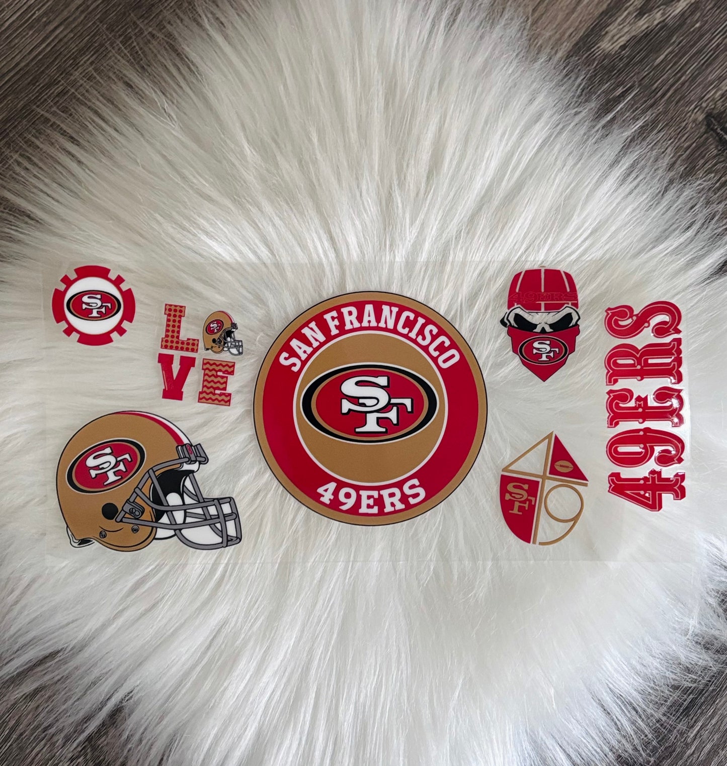 UV DTF Wrap- San Francisco 49ers