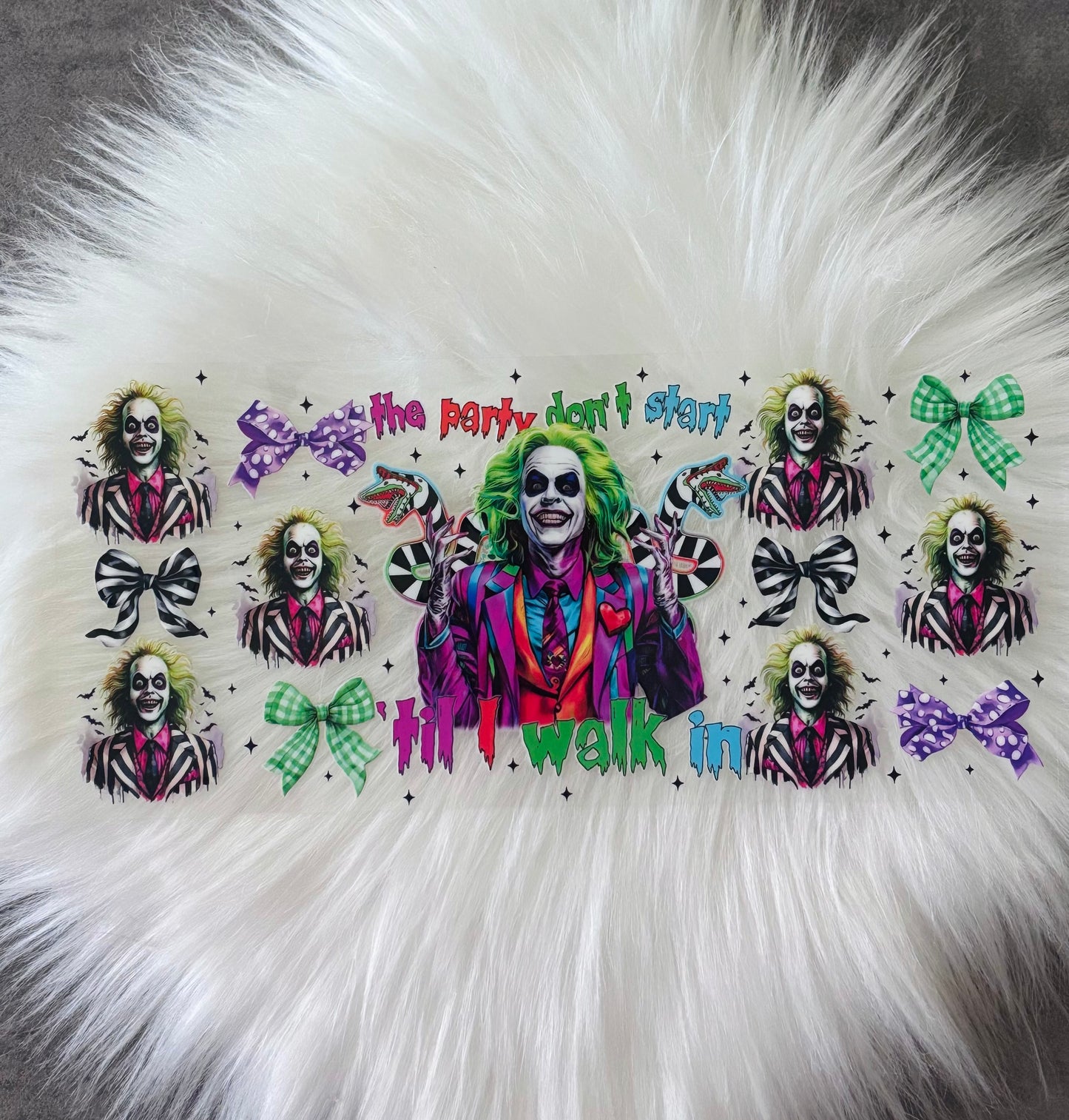 16oz UV DTF Wrap- Beetle Juice