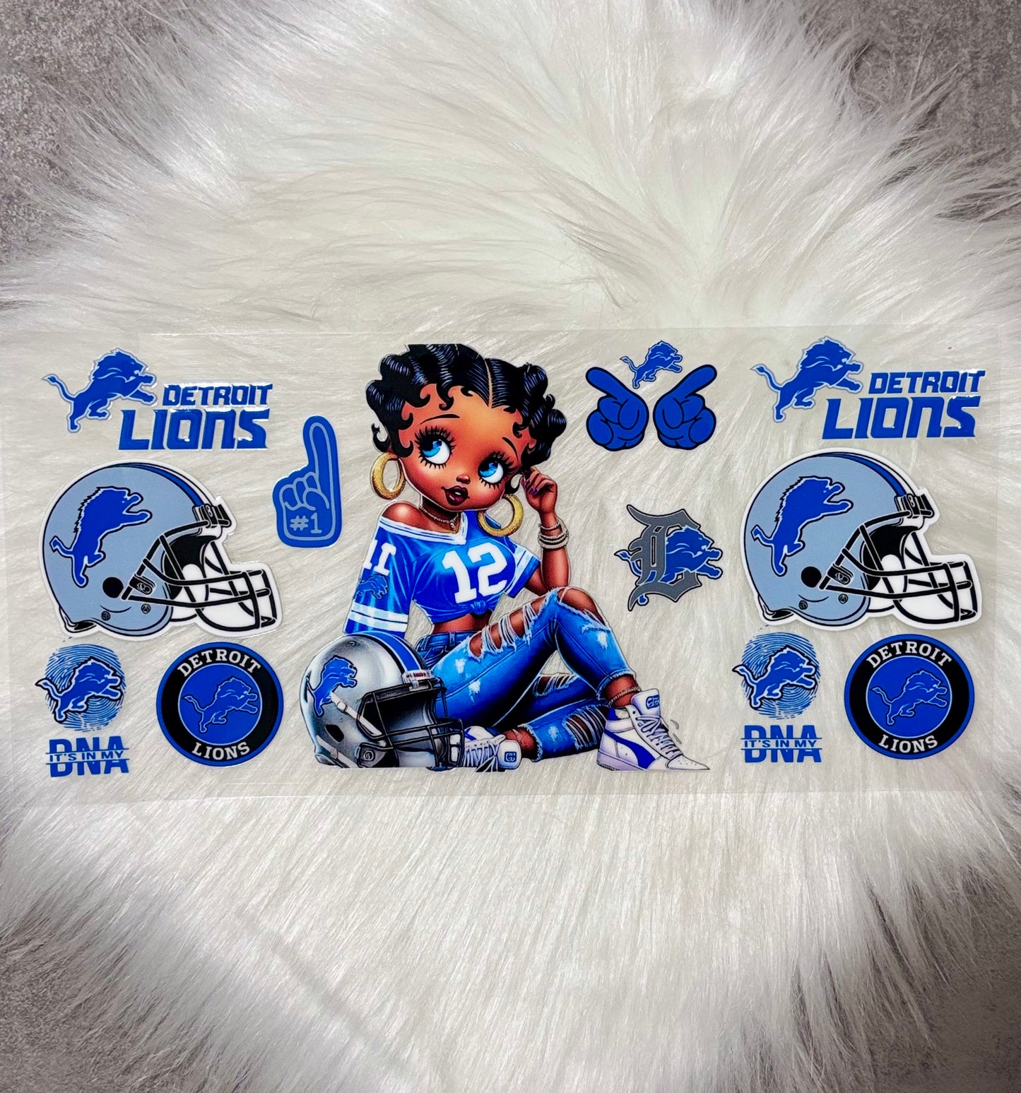 UV DTF Wrap- Detroit BB