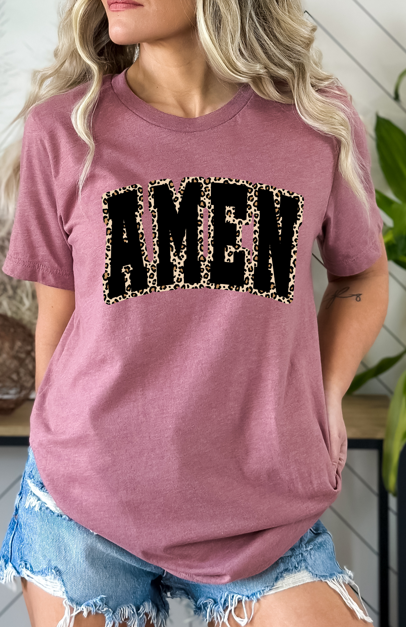 AMEN-Clear Film Screen Print Transfer