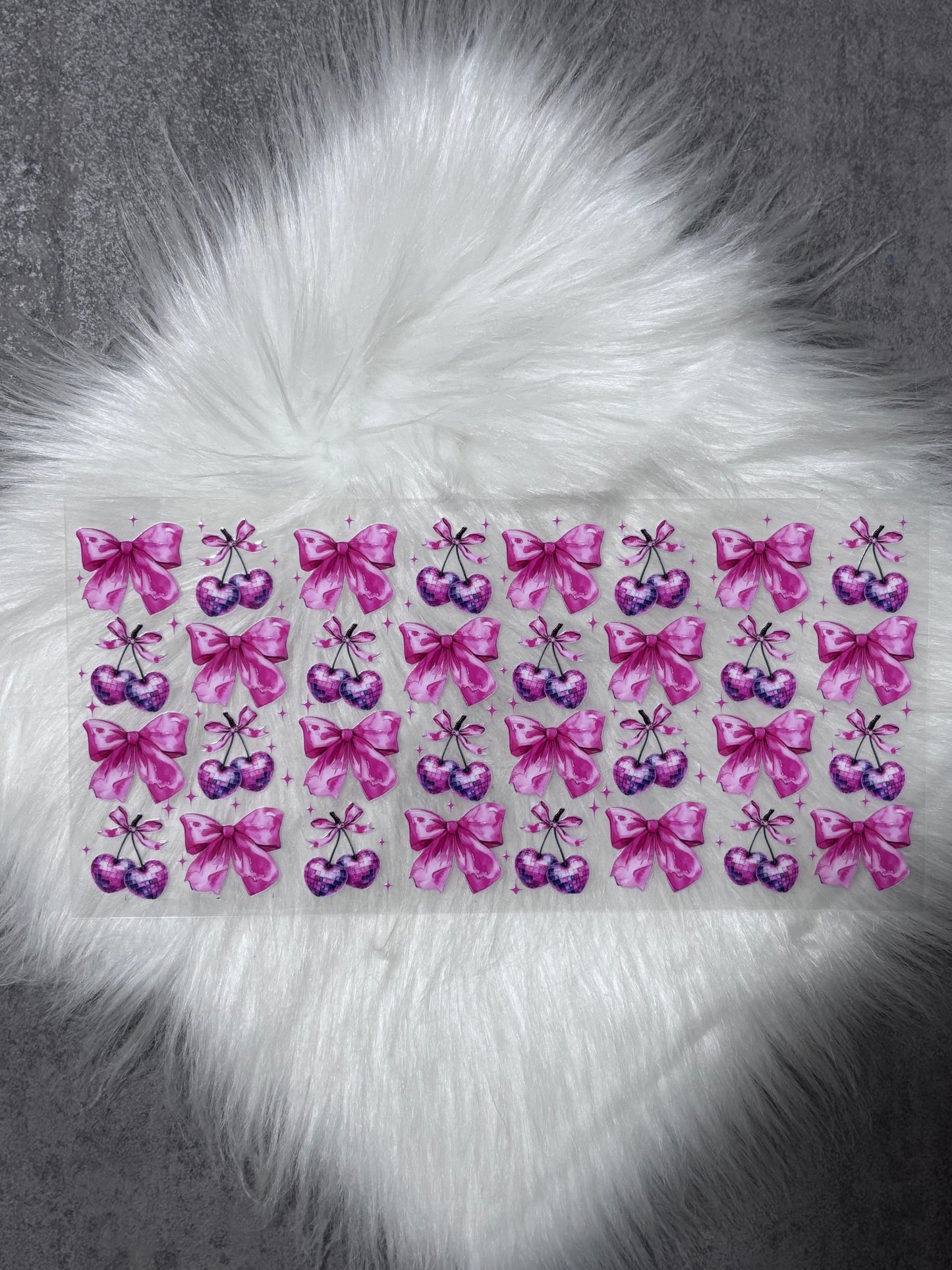 UV DTF Wrap- Disco Cherry Coquettes