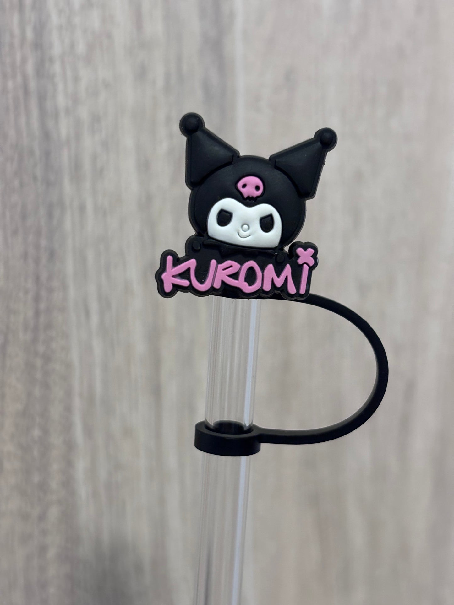Straw Topper-Kuromi