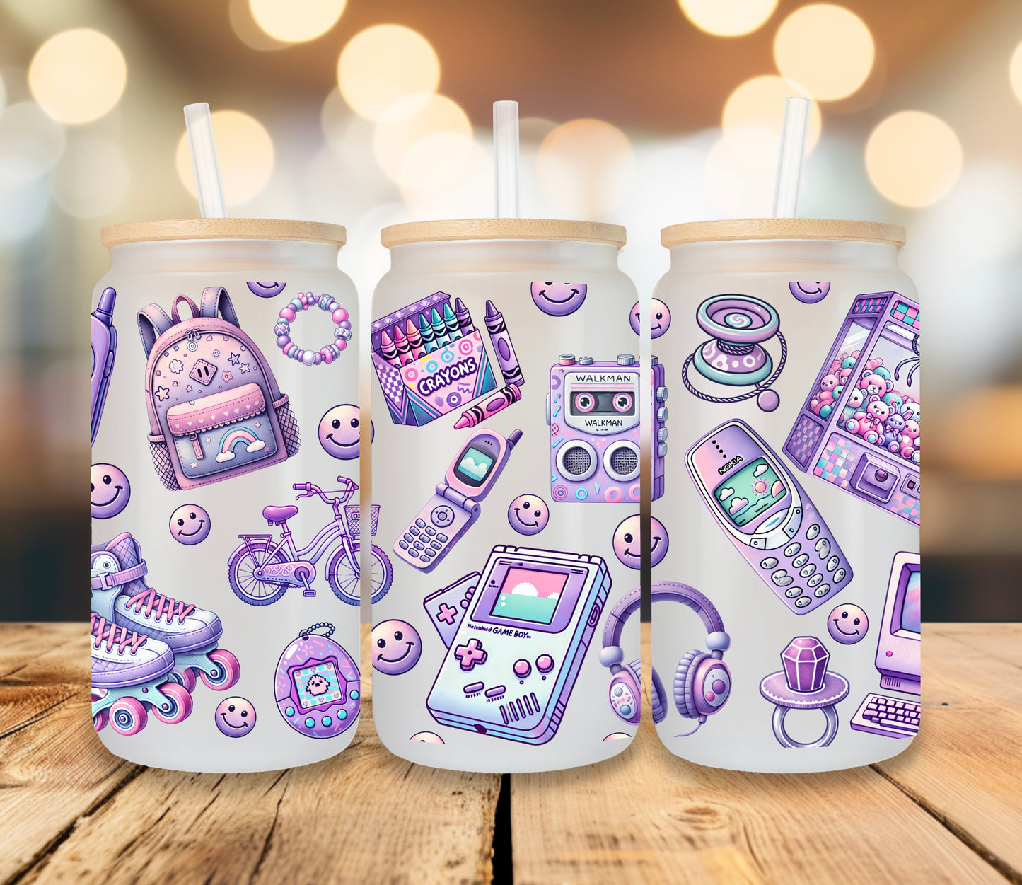 UV DTF Wrap- Retro 90s