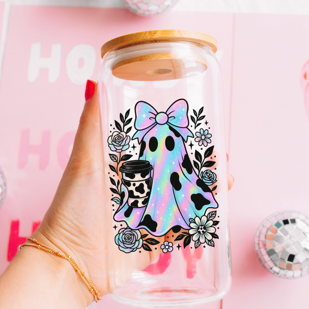 UV DTF Decal- Cute Ghost