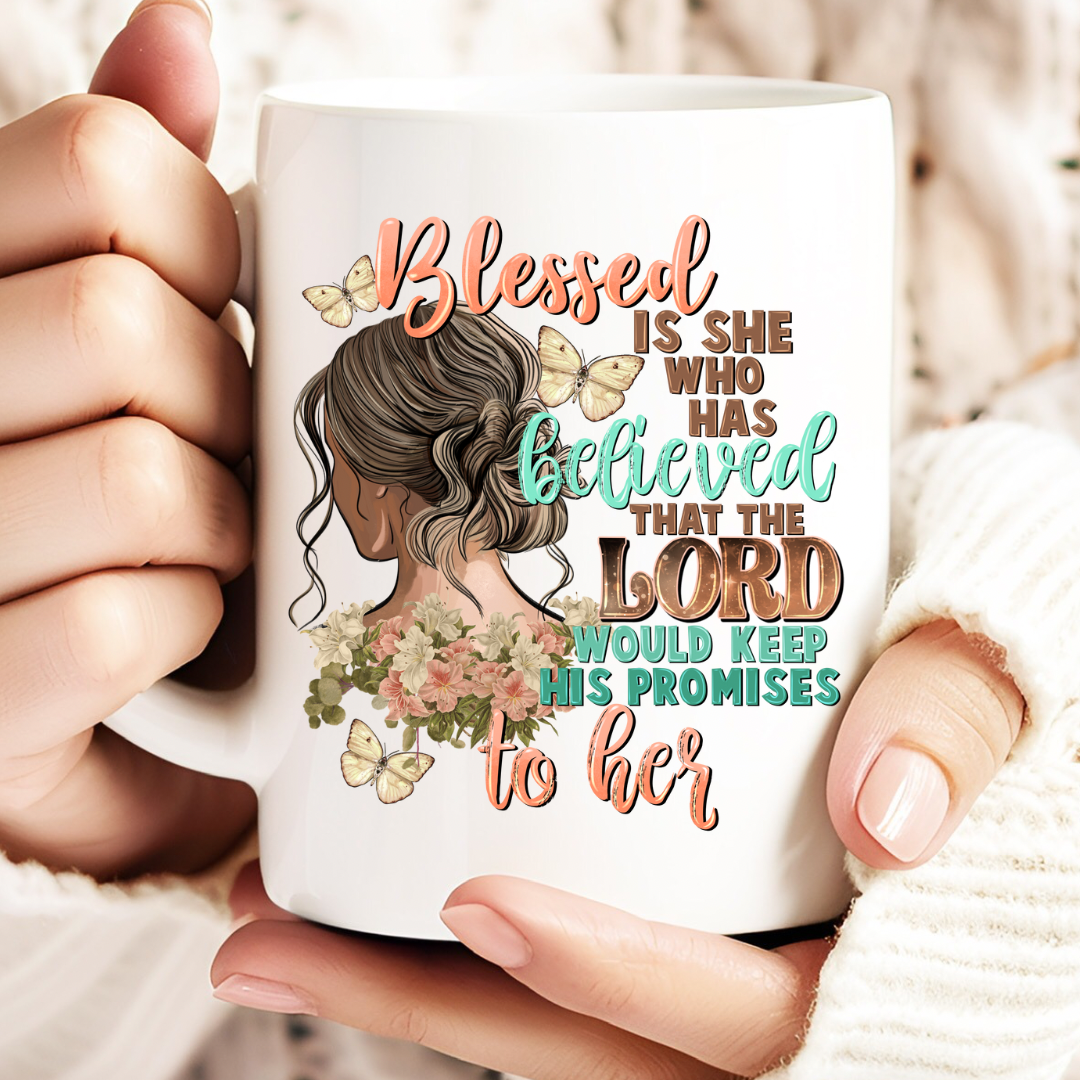 UV DTF Decal- Blessed Is She
