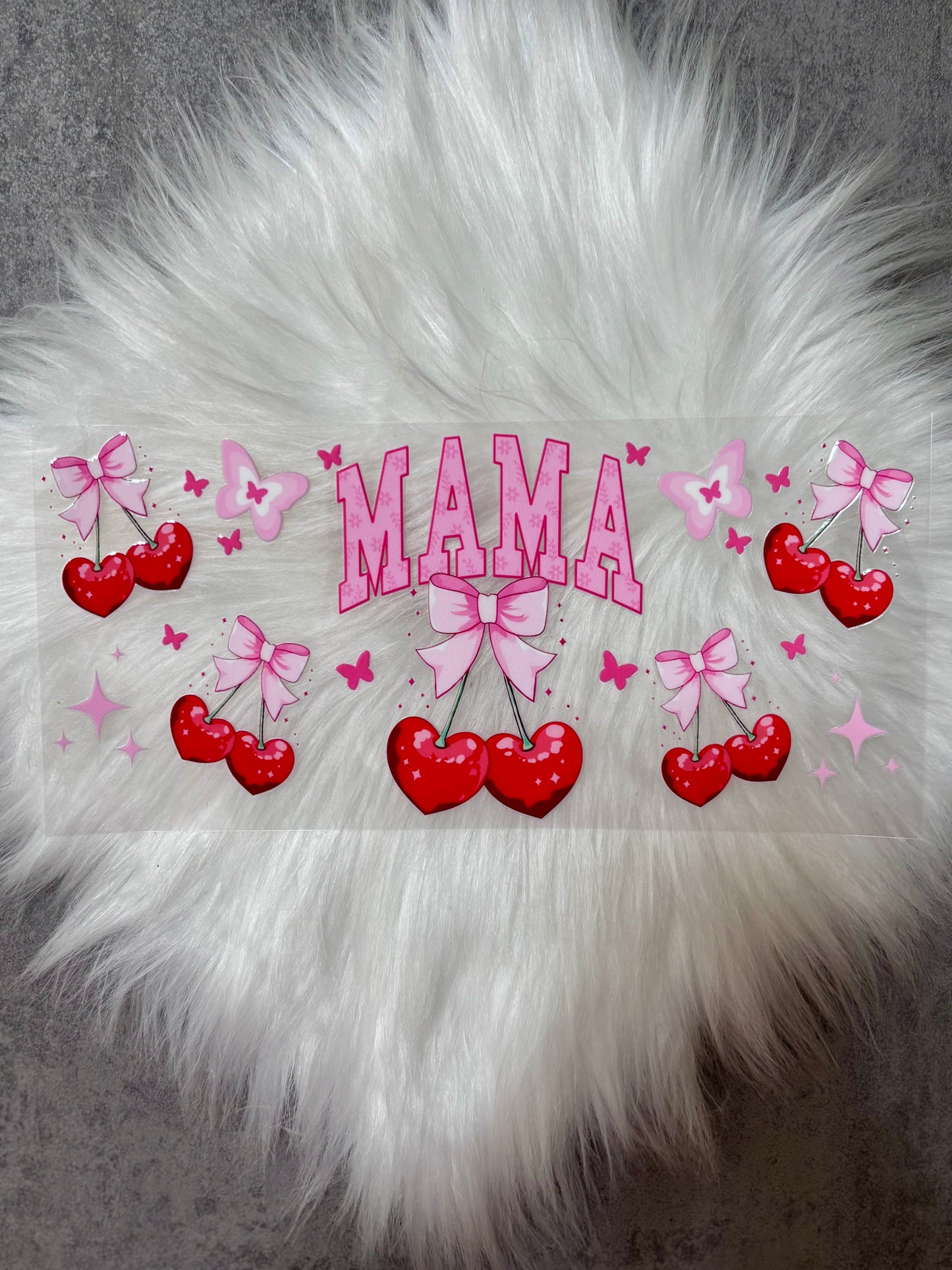 UV DTF Wrap- Mama Cherries Coquette