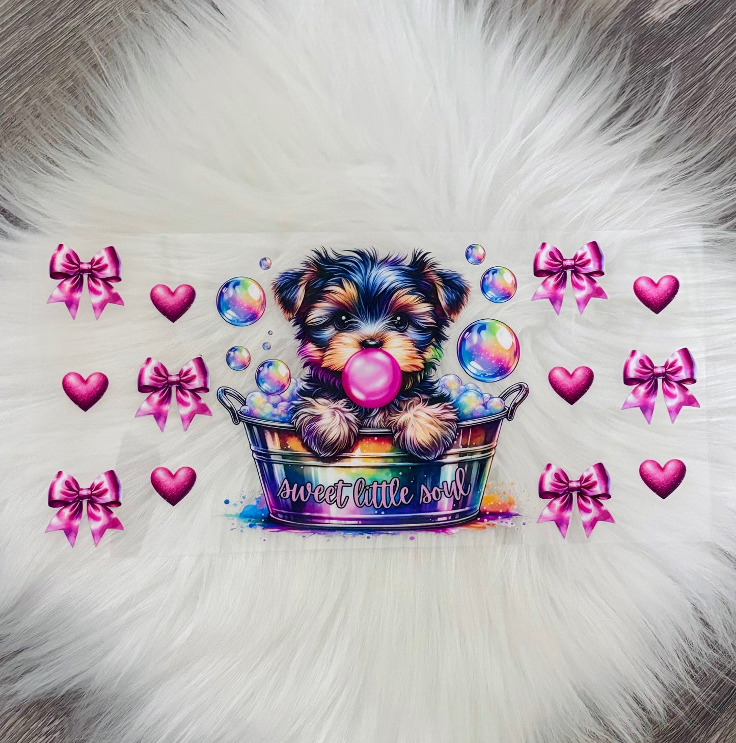 16oz UV DTF Wrap- Sweet Little Soul Dog