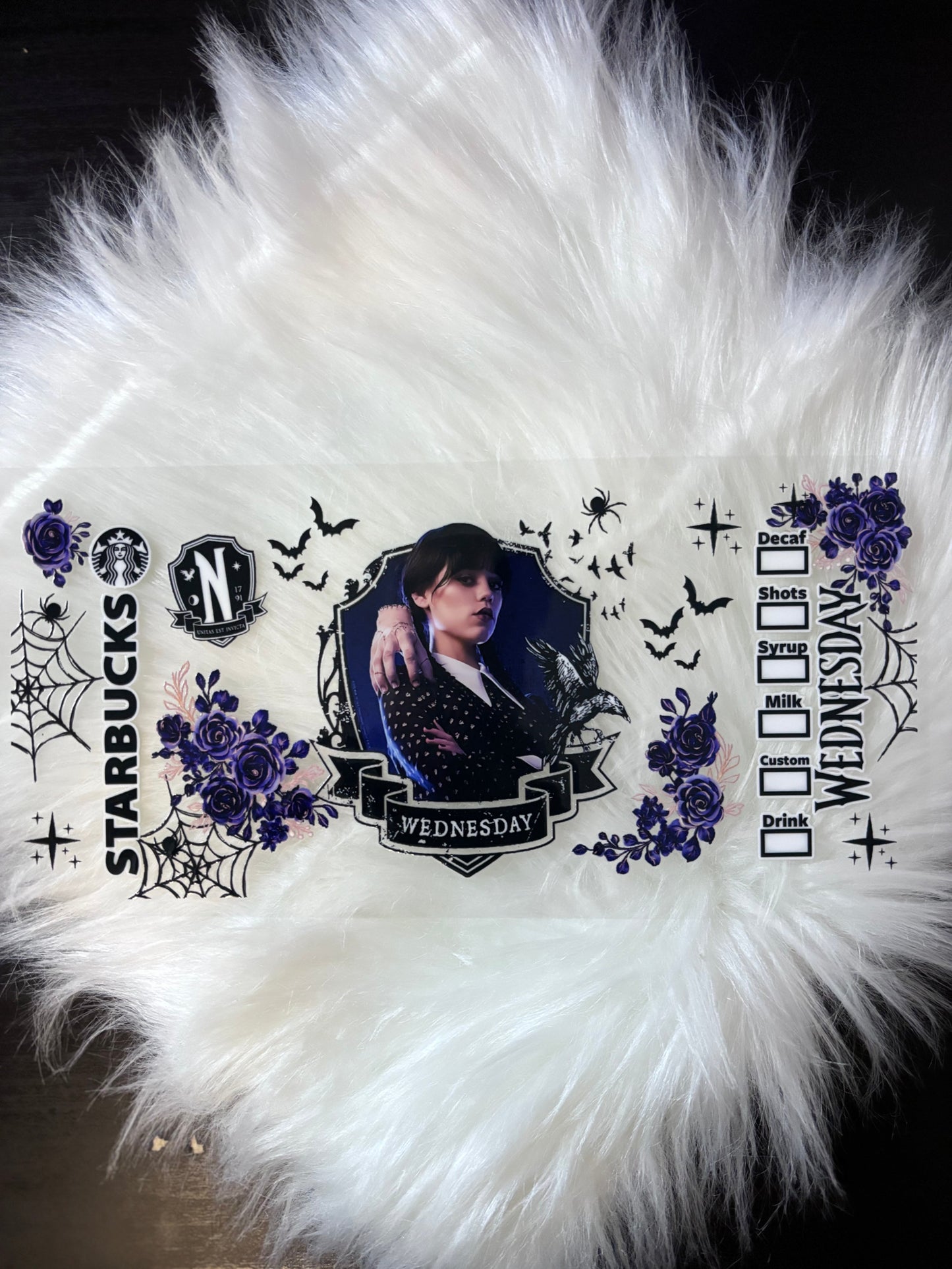 16oz UV DTF Wrap- Wednesday