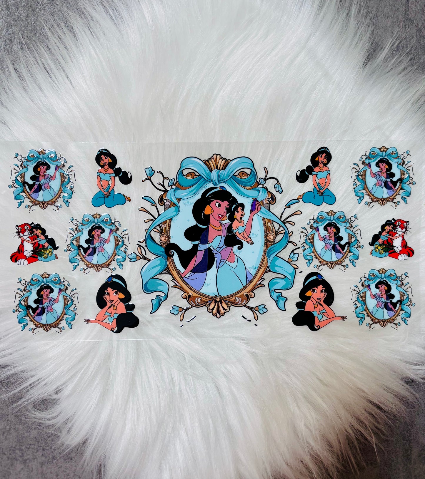 UV DTF Wrap- Blue Princess 3