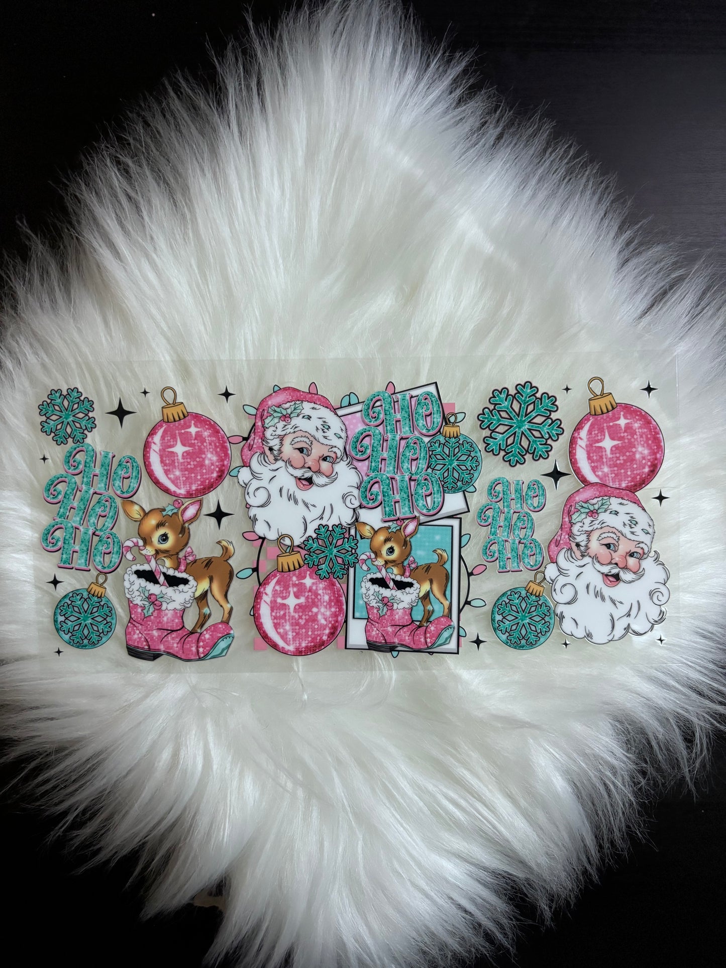 16oz UV DTF Wrap- Ho Ho