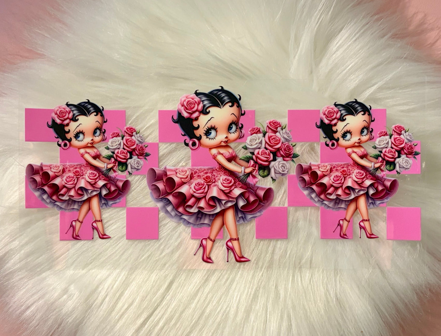 16oz UV DTF Wrap- Pink BB