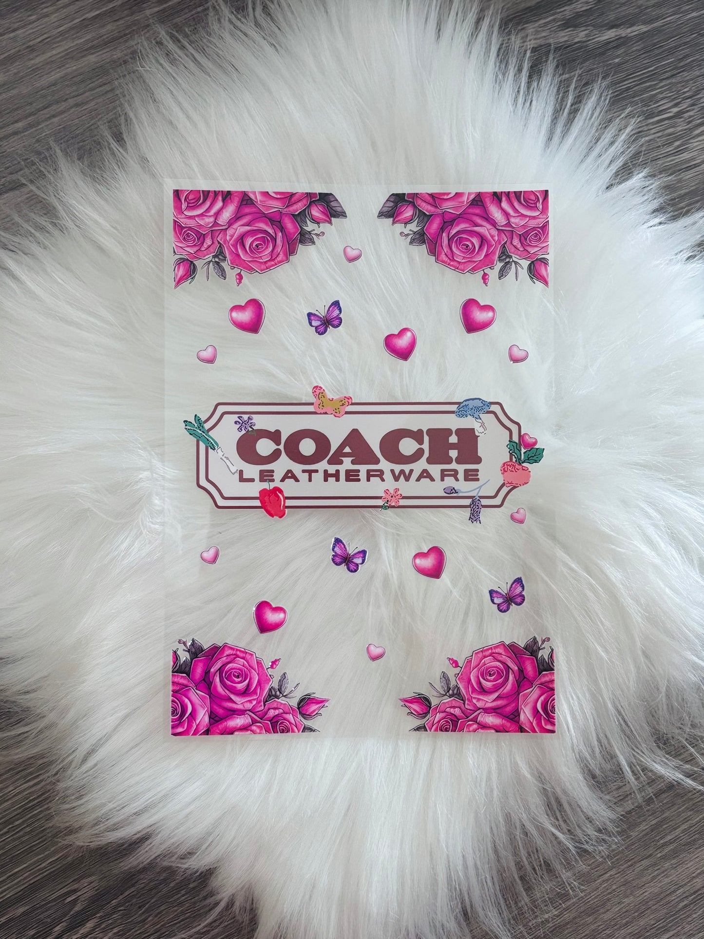 UVDTF NOTEBOOK DECAL- Roses