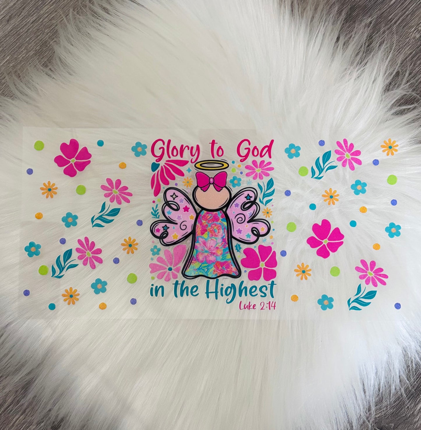 16oz UV DTF Wrap- Glory To God