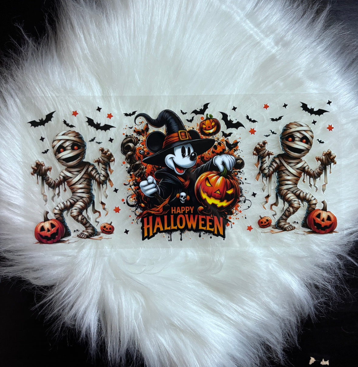 16oz UV DTF Wrap- Mouse Mummies
