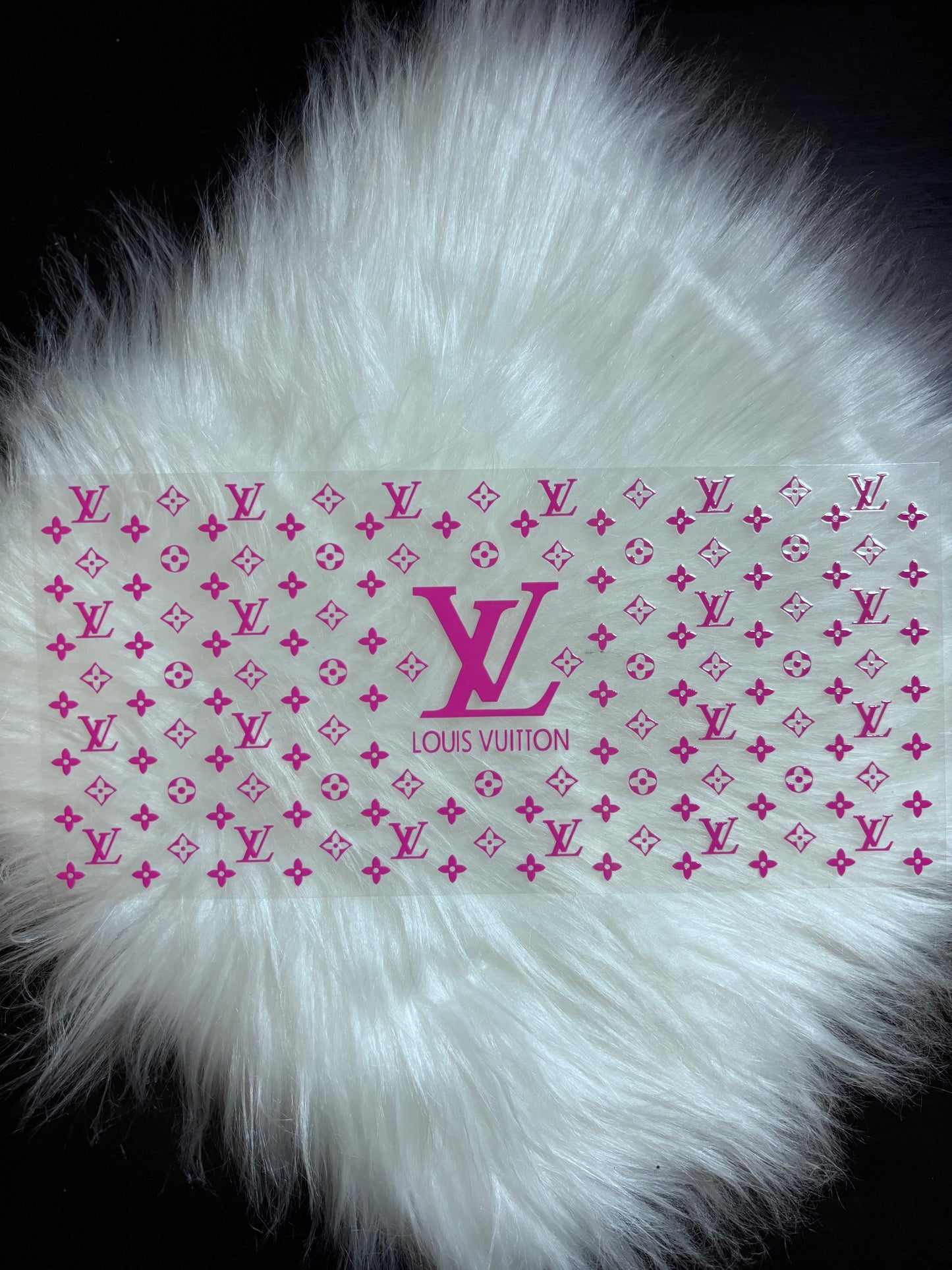 16oz UV DTF Wrap- Pink LV
