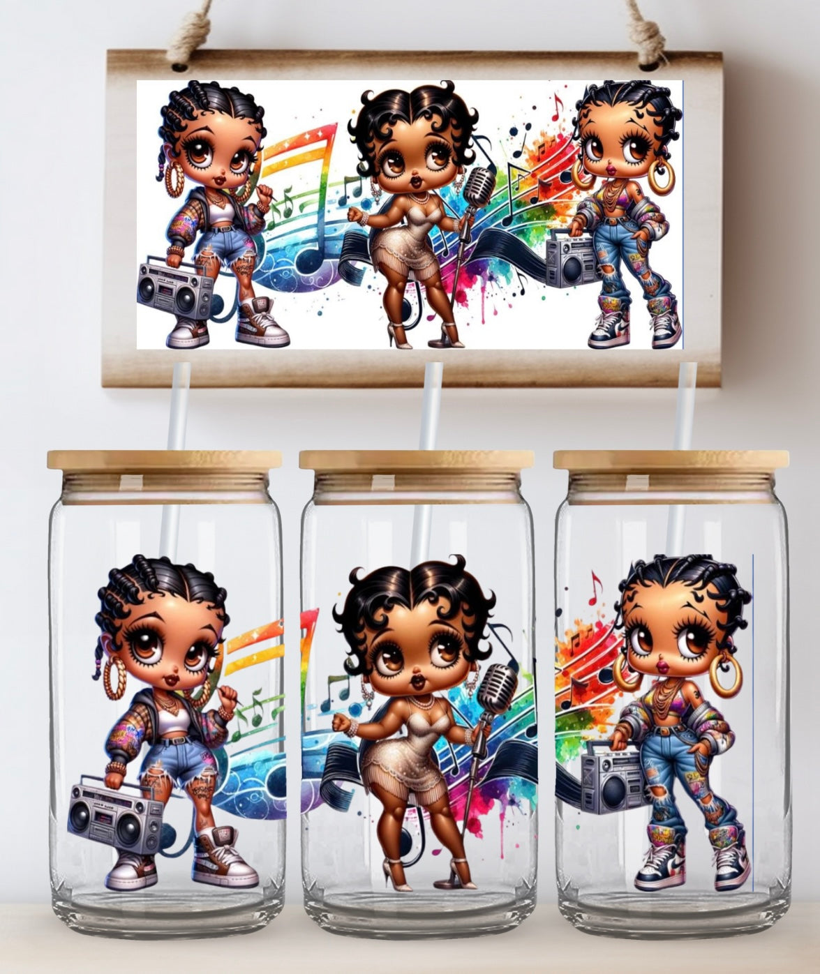 UV DTF Wrap- BB Music
