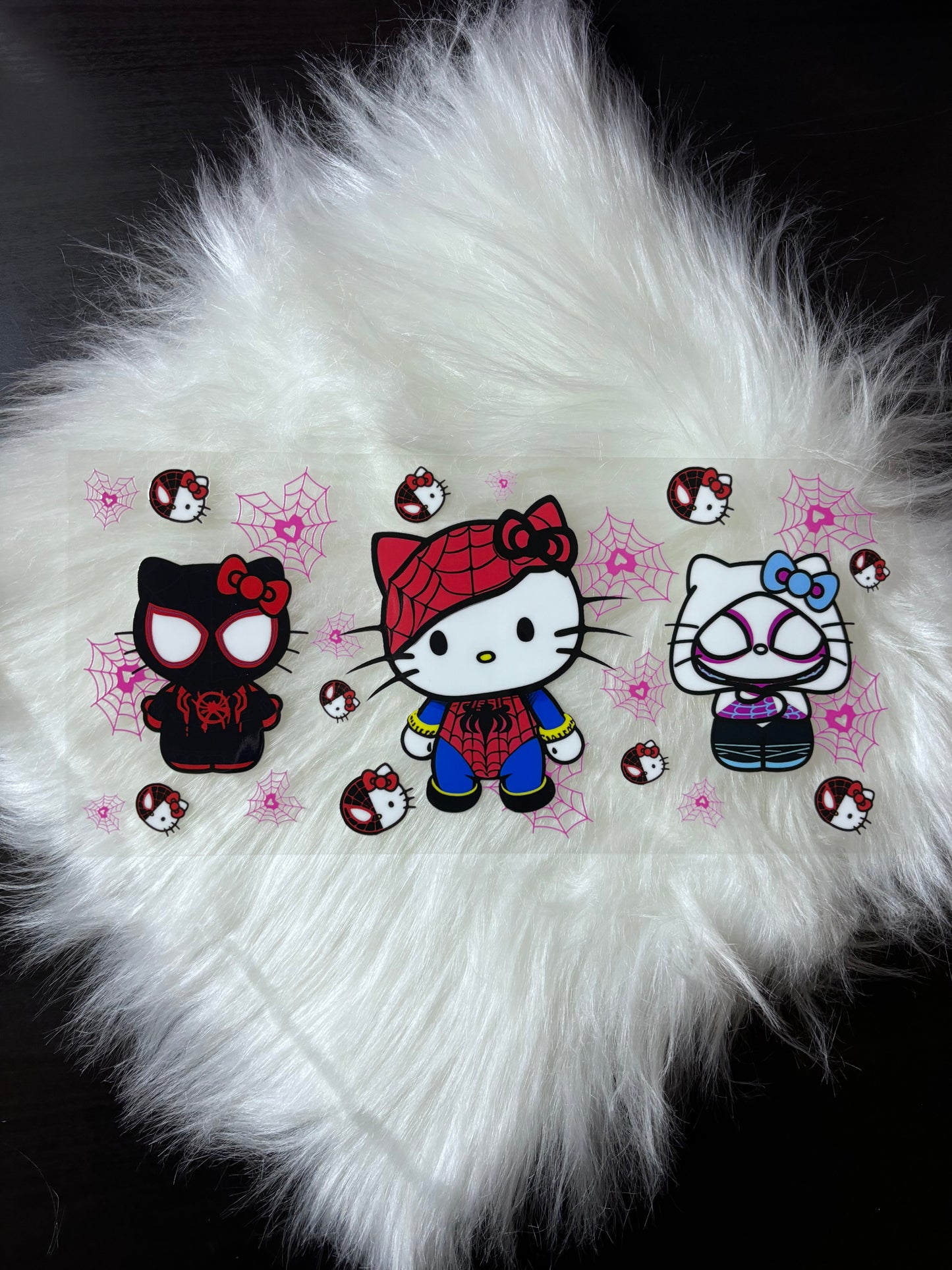 16oz UV DTF Wrap- Spider Kitty's
