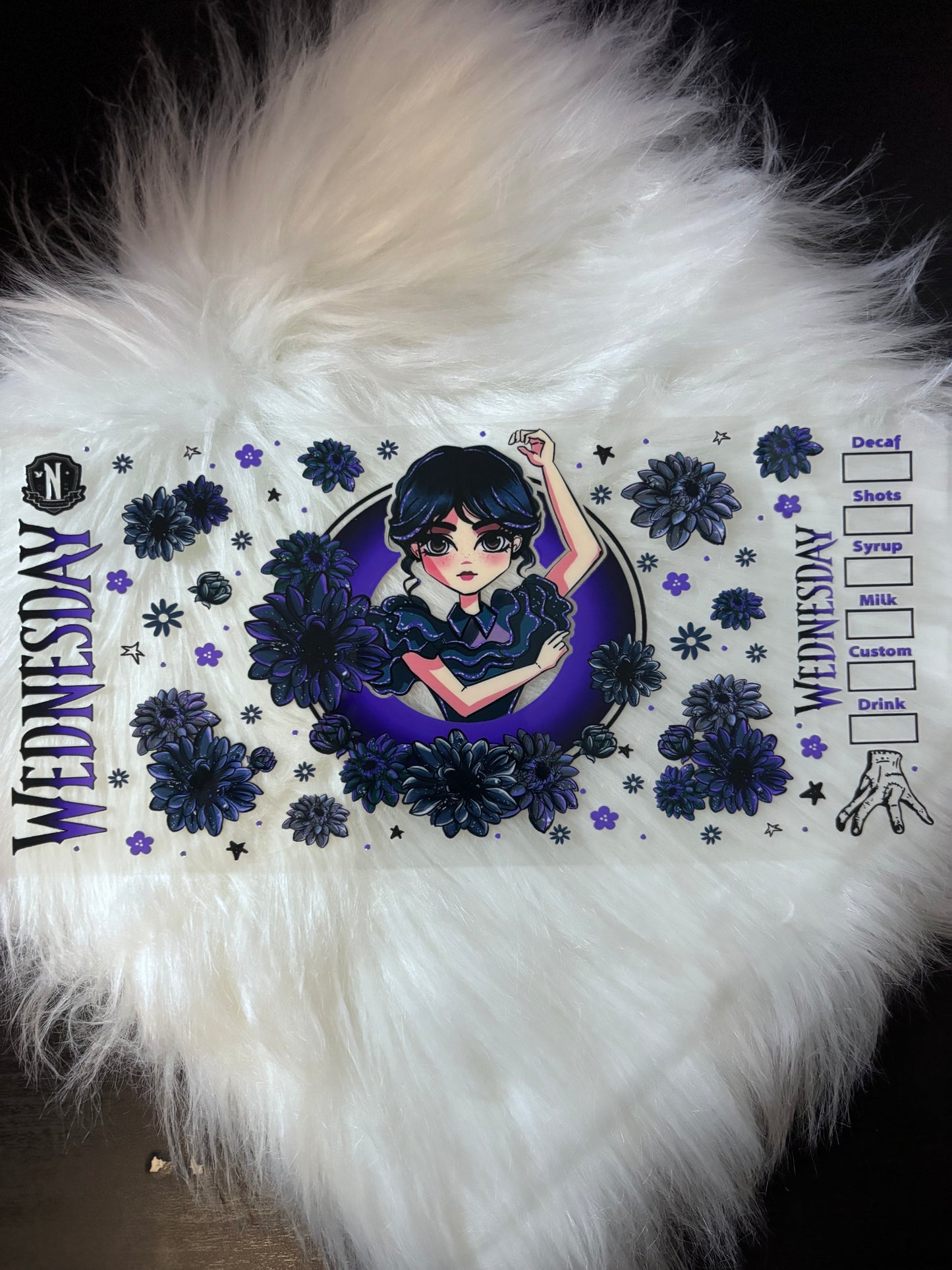 16oz UV DTF Wrap- Wednesday