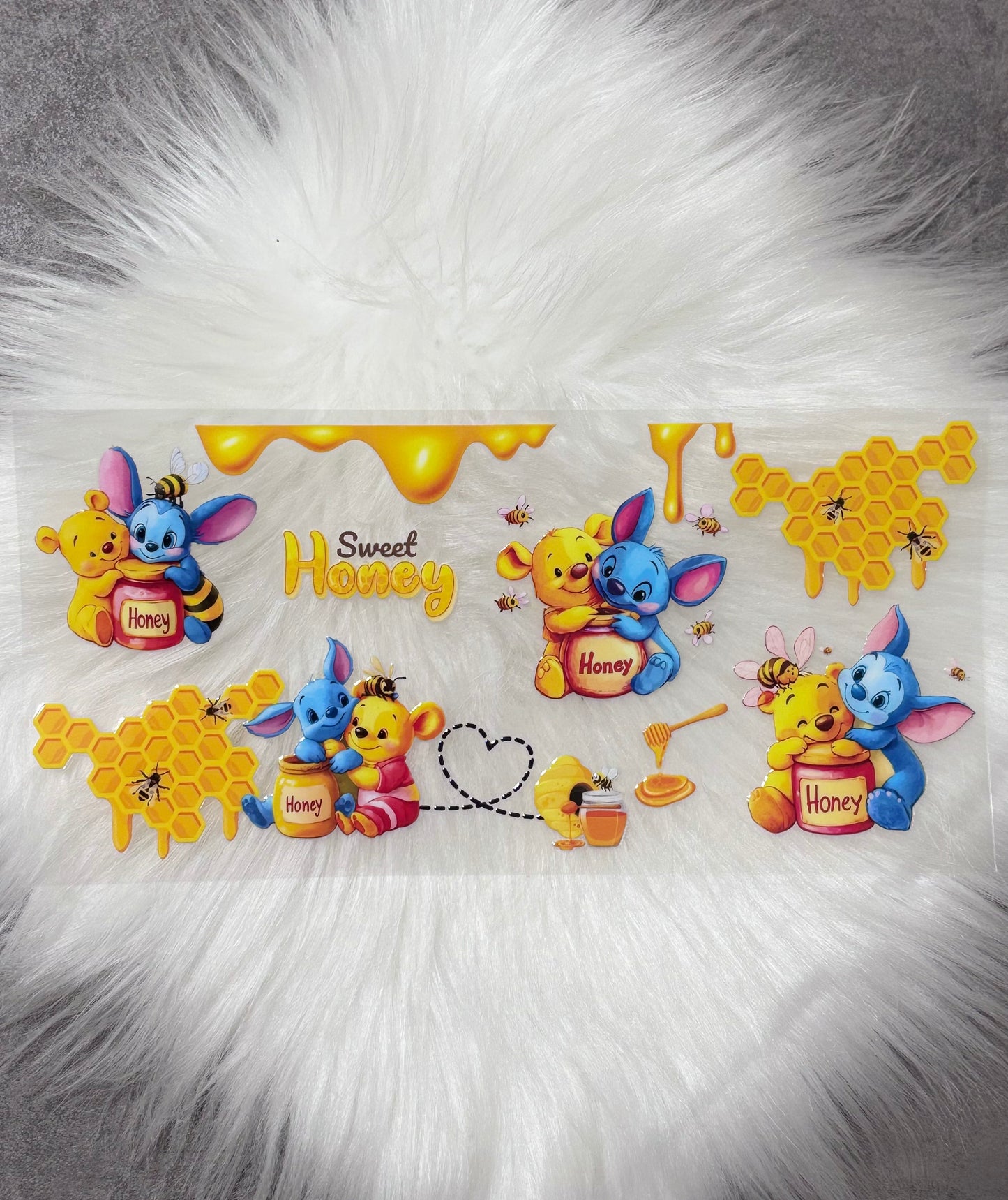 16oz UV DTF Wrap- Sweet Honey