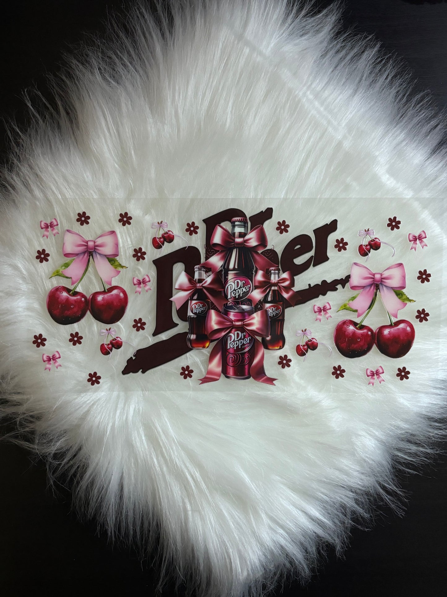 16oz UV DTF Wrap- DR Pepper Cherries
