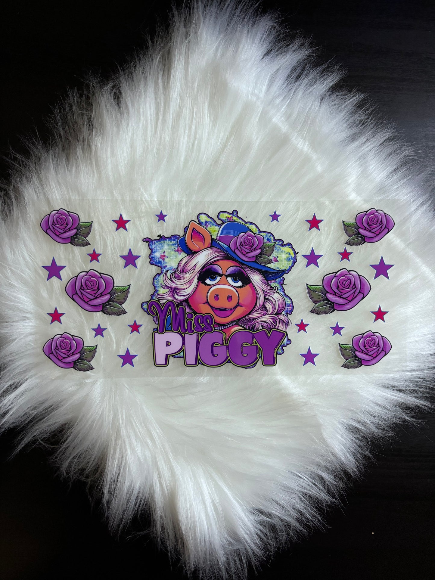 16oz UV DTF Wrap- Miss Piggy
