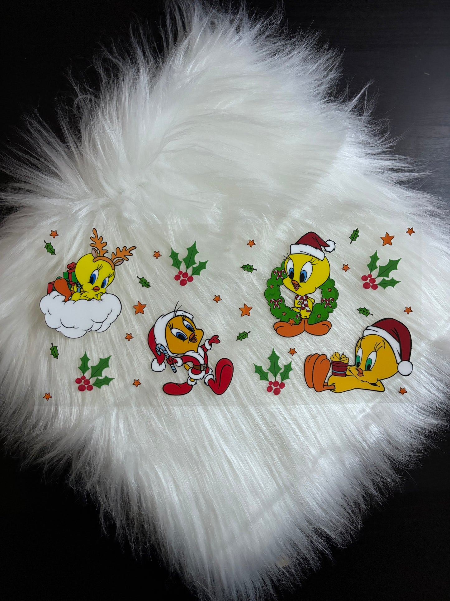 16oz UV DTF Wrap- Yellow Birds