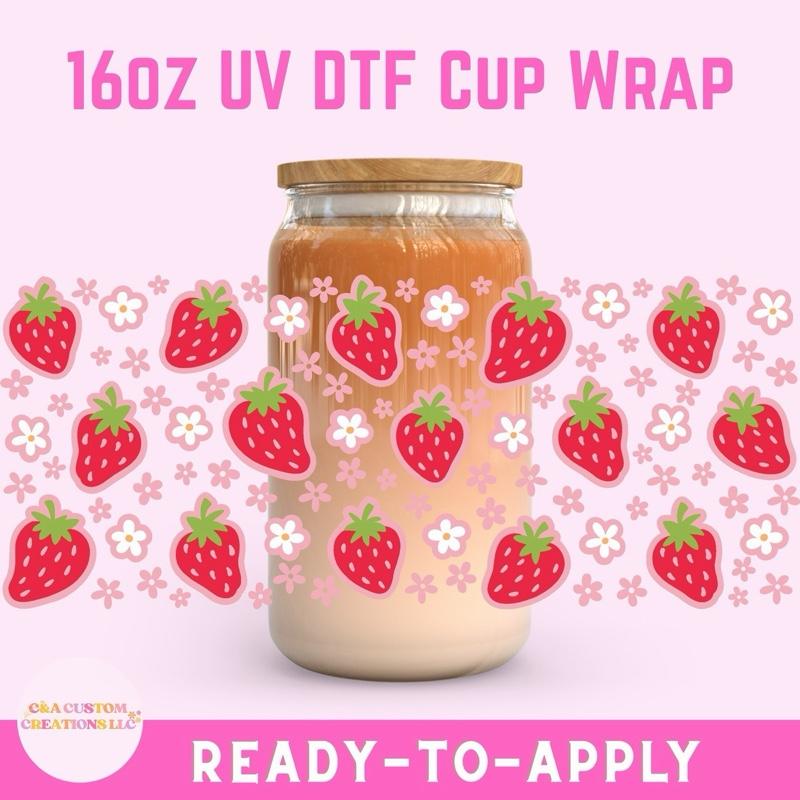 UV DTF Wrap- Strawberries