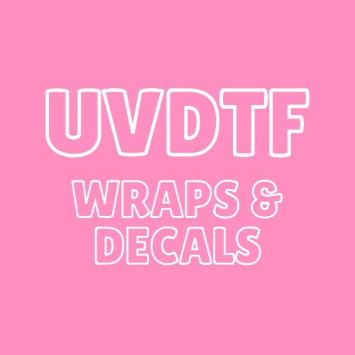 UV DTF WRAPS & DECALS- ALL THEMES