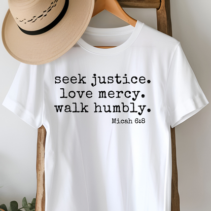 Seek Justice - SHORT SLEEVE T-SHIRT