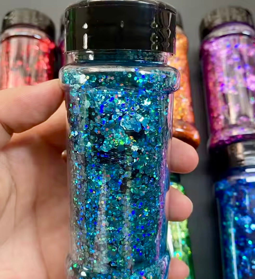 2 oz Shakers -Chunky Glitter Mix