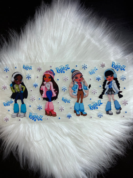 UV DTF Wrap- Winter  Dolls