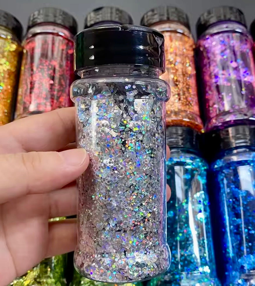 2 oz Shakers -Chunky Glitter Mix