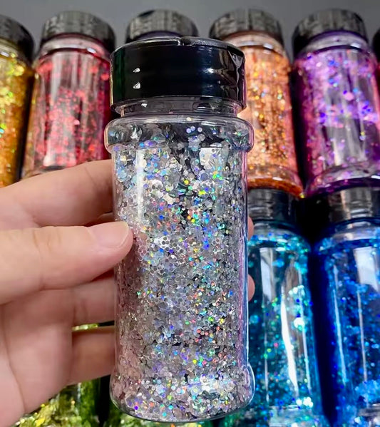 2 oz Shakers -Chunky Glitter Mix