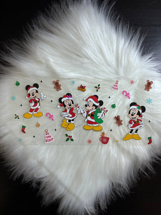 UV DTF Wrap- Christmas Mouse