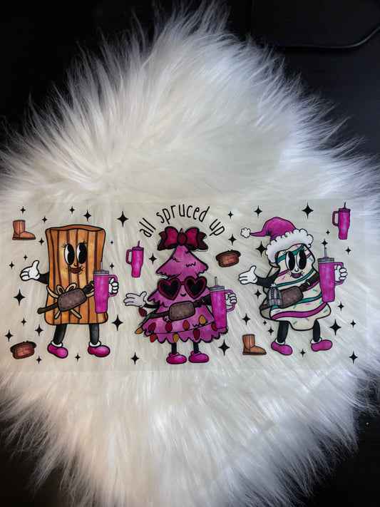 16oz UV DTF Wrap- All Spruced Up