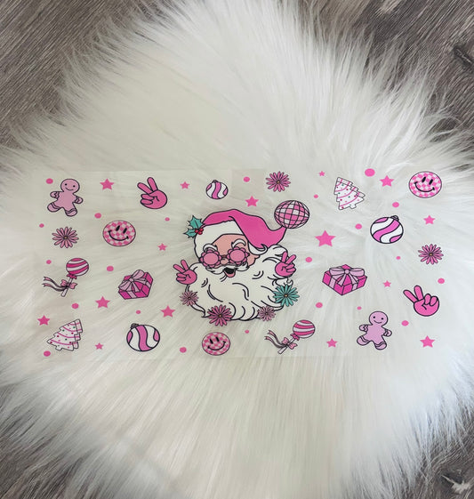 UV DTF Wrap- Retro Santa # 2