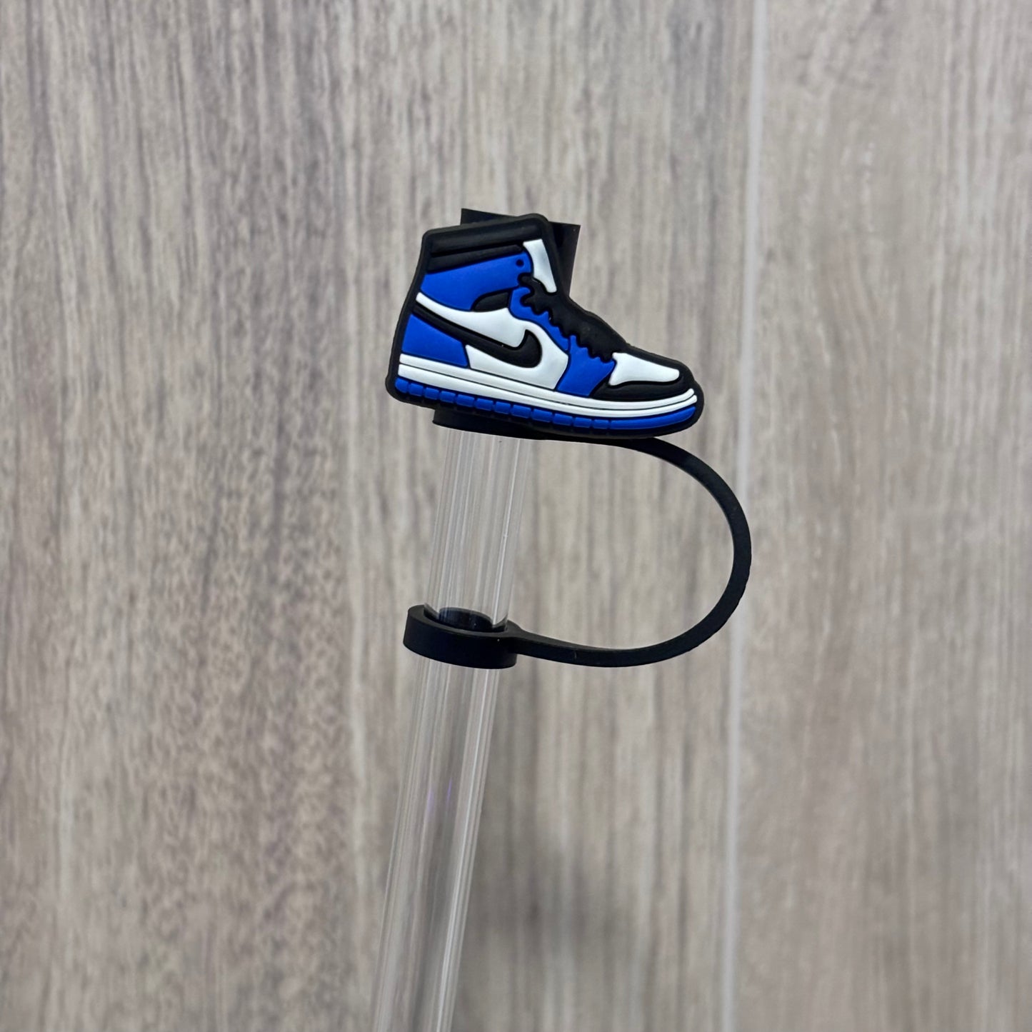 Straw Topper- Blue Sneaker