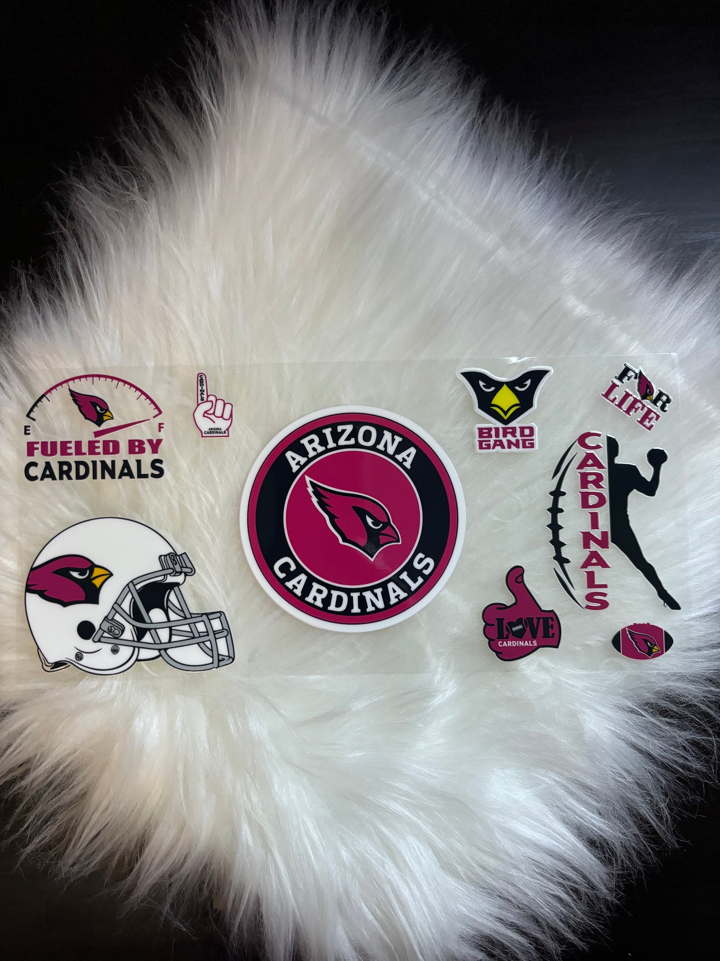 UV DTF Wrap- Arizona Cardinals