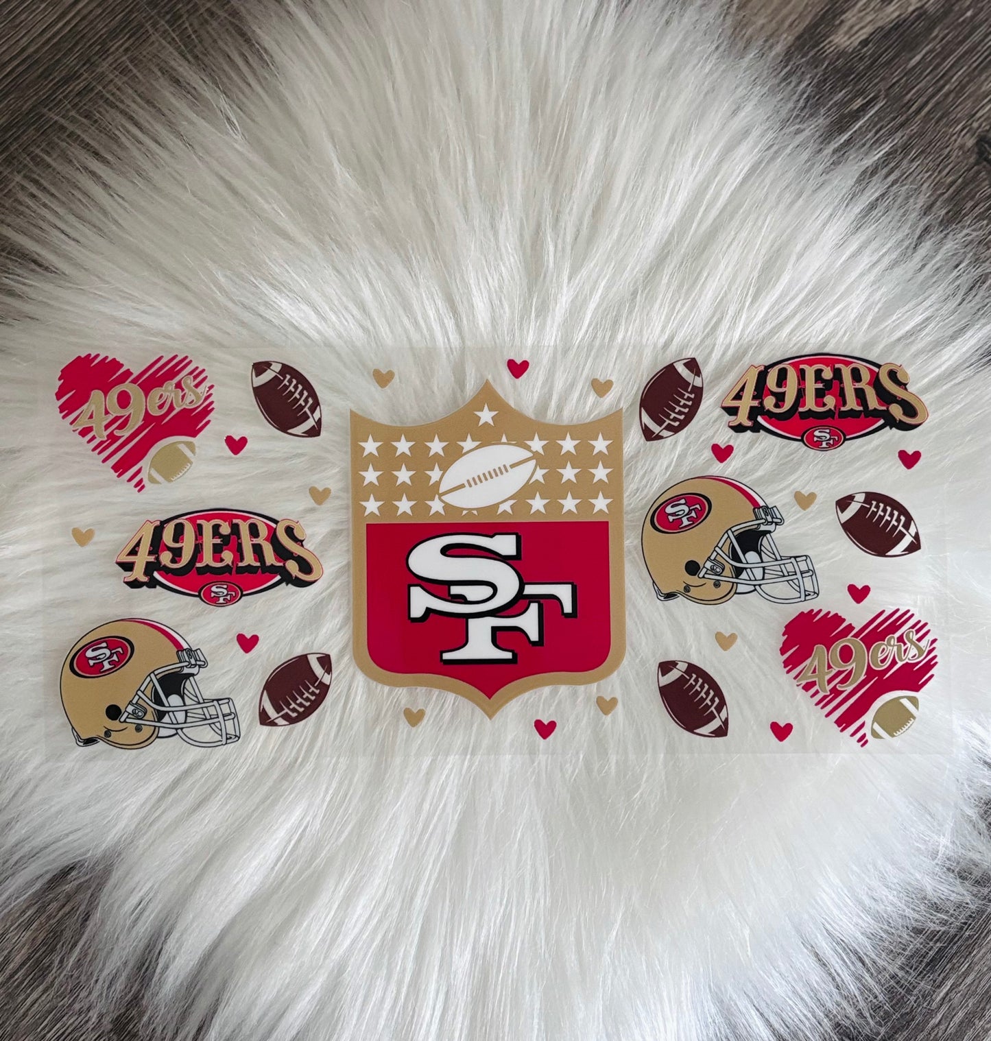UV DTF Wrap- SF 49ers