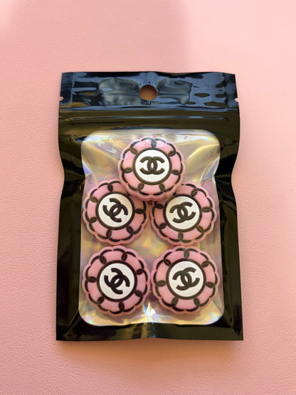 Silicone Focal Beads (5 Per Pack)